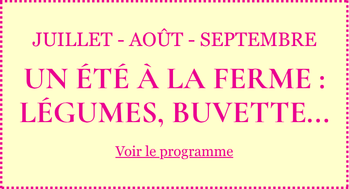 Un été à la ferme : légumes, buvette, évènements...