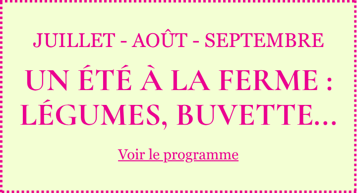 Un été à la ferme : légumes, buvette, évènements...
